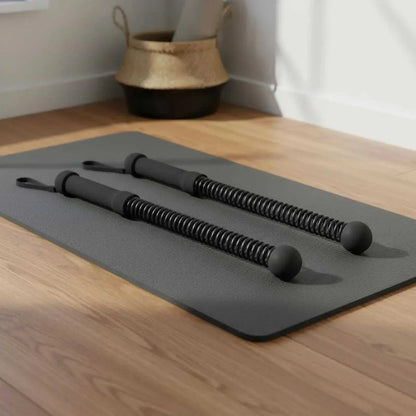 PowerOra Cordless battle Rope™ on a workout mat, designed for effective fitness training and calorie burning.
